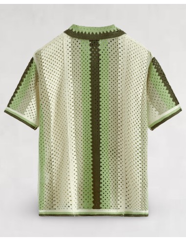 Chemisette verte en crochet "ELEMENT" Chemisette verte en crochet "ELEMENT"