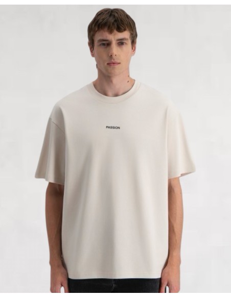 T-shirt "PASSION" beige