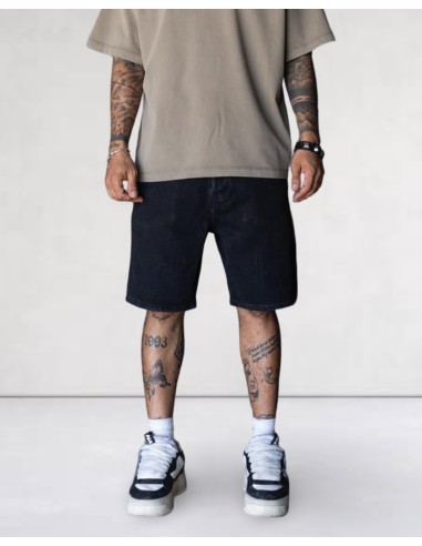 Short en jean regular noir Short en jean regular noir
