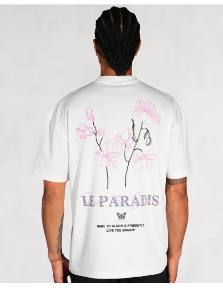 T-shirt "Le Paradis" blanc