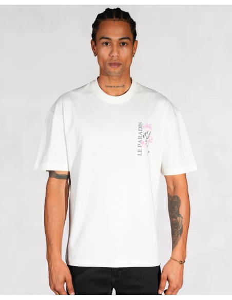 T-shirt "Le Paradis" blanc