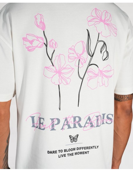 T-shirt "Le Paradis" blanc
