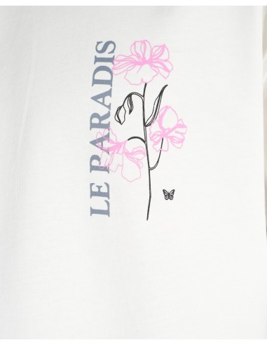 T-shirt "Le Paradis" blanc