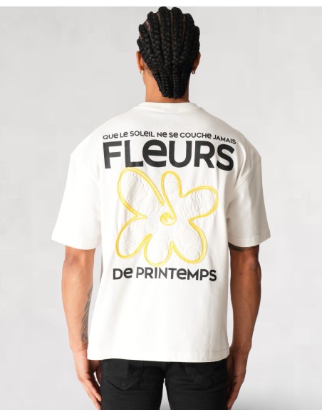 T-shirt "Spring Flower" blanc