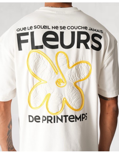 T-shirt "Spring Flower" blanc