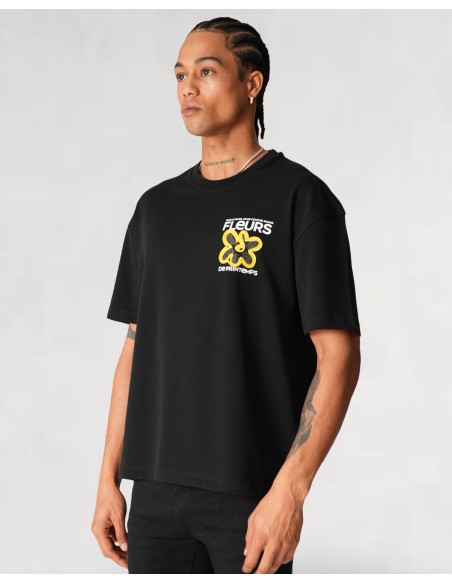 T-shirt "Spring Flower" noir