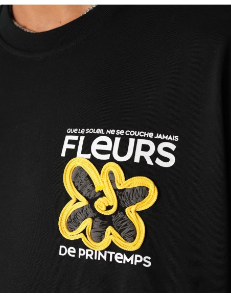 T-shirt "Spring Flower" noir