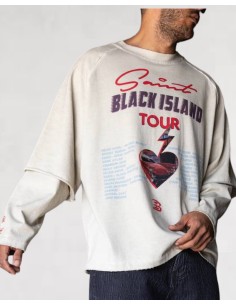 T-shirt "BI TOUR" blanc