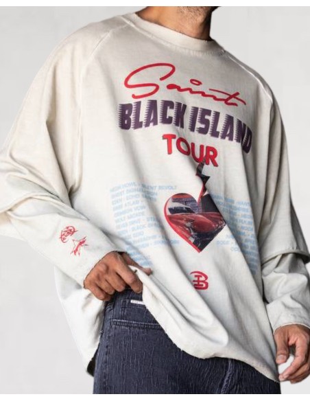 T-shirt "BI TOUR" blanc