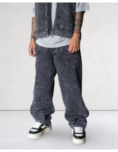 Jeans Denim Streetwear gris foncé