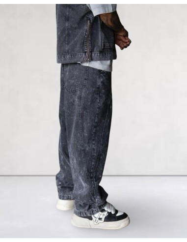 Jeans Denim Streetwear gris foncé Jeans Denim Streetwear gris foncé