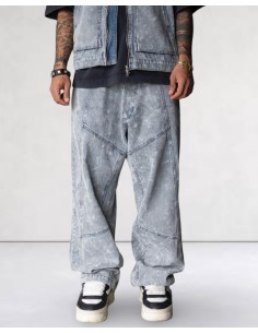 Jeans Denim Streetwear Bleu