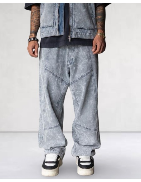 Jeans Denim Streetwear Bleu
