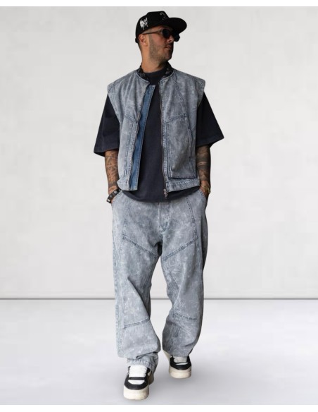 Jeans Denim Streetwear Bleu