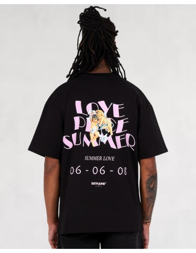 T-shirt SJ Fit Love noir