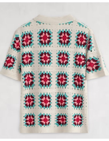 Chemisette "MALABAR" en crochet beige Chemisette "MALABAR" en crochet beige