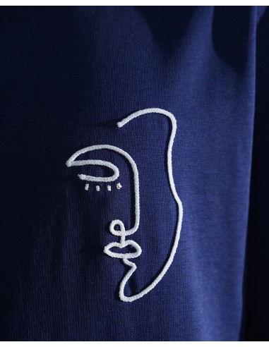 T-shirt "LINEART" bleu