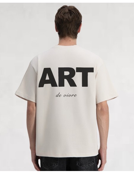 T-shirt "ART" beige