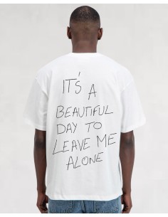 T-shirt "Mood" blanc