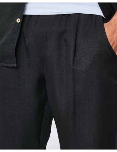 Ensemble noir pantalon chemisette...