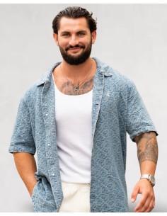 Chemise "Heart Denim" bleu