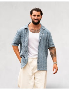 Chemise "Heart Denim" bleu 2