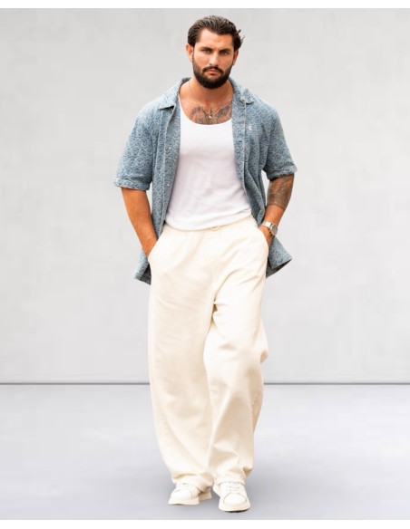 Chemise "Heart Denim" bleu