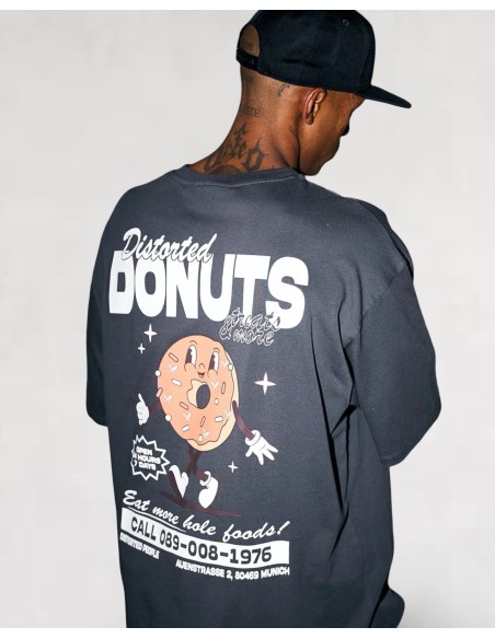 T-shirt "Donuts" anthracite