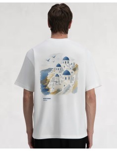 T-shirt "Evasion" blanc