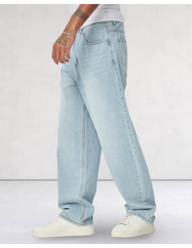 Jeans coupe large bleu ciel Jeans coupe large bleu ciel