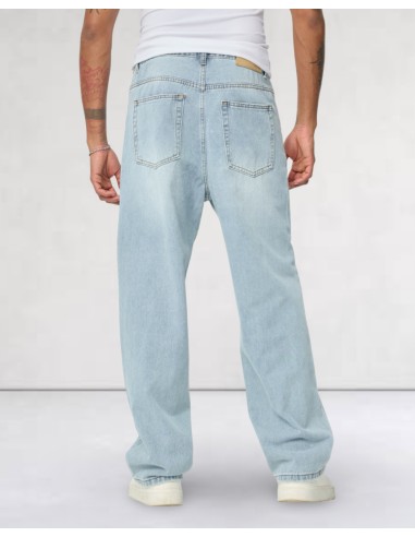 Jeans coupe large bleu ciel Jeans coupe large bleu ciel