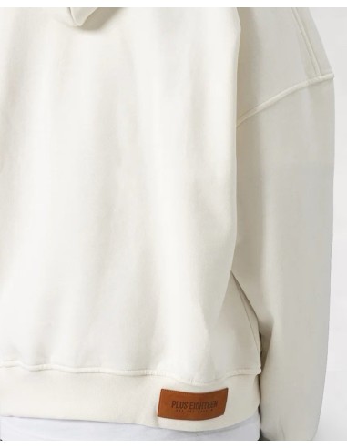 Sweat à capuche basique blanc Sweat à capuche basique blanc