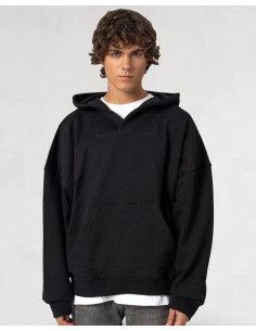 Sweat à capuche basique noir