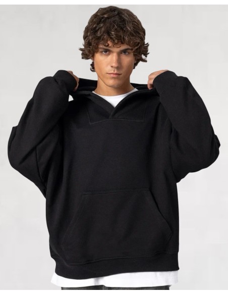 Sweat à capuche basique noir