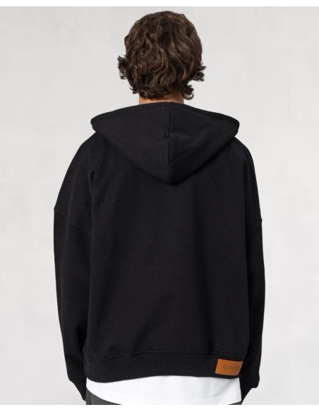 Sweat à capuche basique noir
