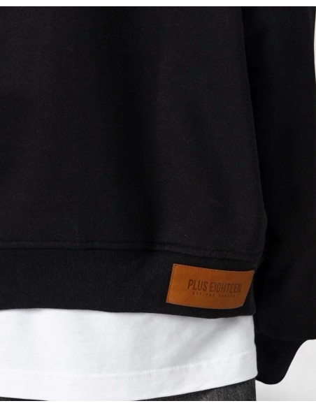 Sweat à capuche basique noir