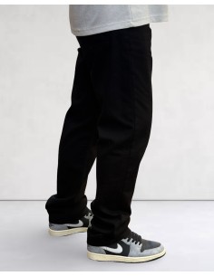 Jeans coupe droite noir 2