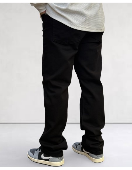 Jeans coupe droite noir