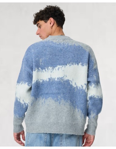 Pull en maille "GRAPHIC" bleu ciel