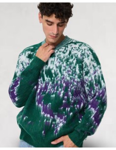 Pull en maille "SONAR" vert