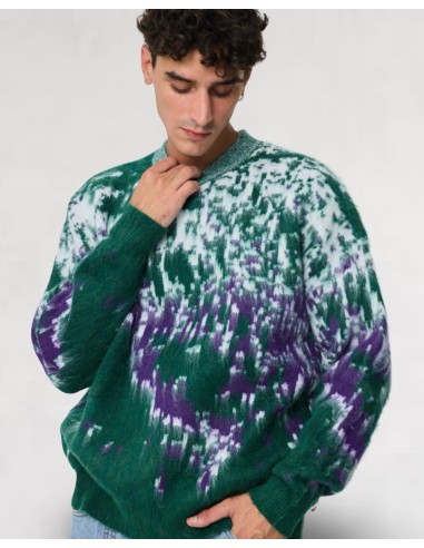 Pull en maille "SONAR" vert