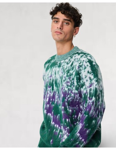 Pull en maille "SONAR" vert