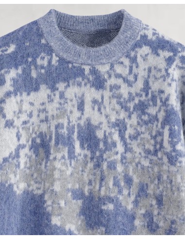 Pull en maille "SONAR" bleu ciel Pull en maille "SONAR" bleu ciel