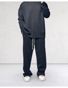 Ensemble "TRACKSUIT" jogging fluide noir