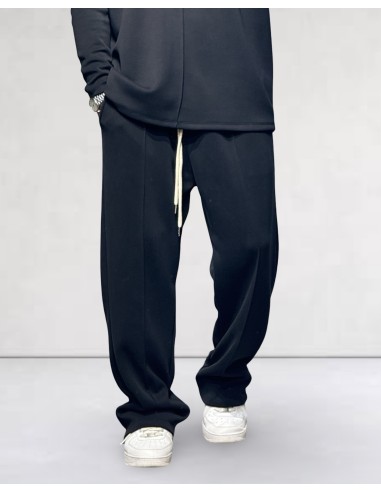 Ensemble "TRACKSUIT" jogging fluide noir Ensemble "TRACKSUIT" jogging fluide noir