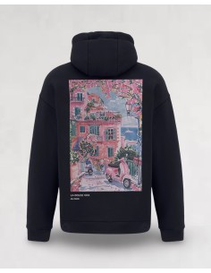 Hoodie noir "DOLCE VITA"