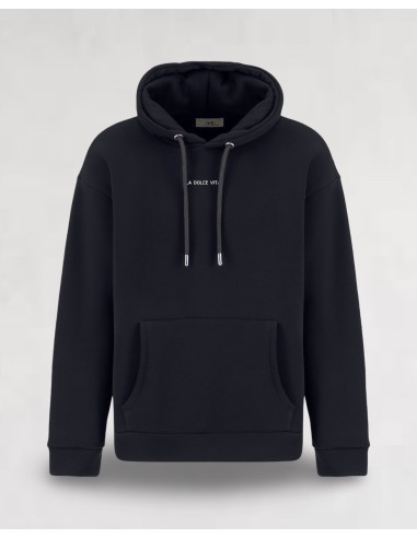 Hoodie noir "DOLCE VITA"