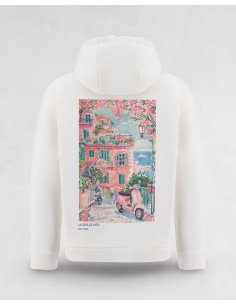 Hoodie blanc "DOLCE VITA"