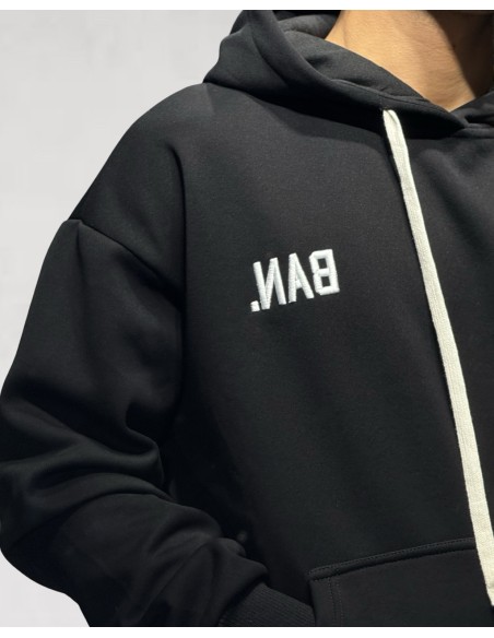 Hoodie "Ban From" noir