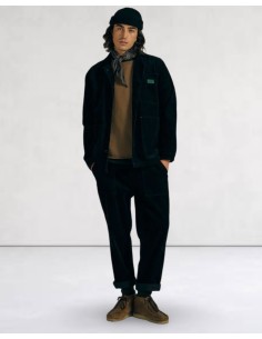 Pantalon côtelé noir Japan Rags